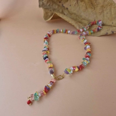 COLAR COLORIDO CASCALHO