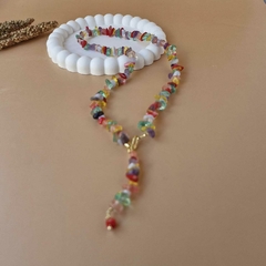 COLAR COLORIDO CASCALHO - comprar online