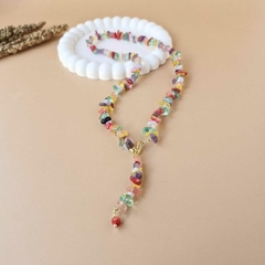 COLAR COLORIDO CASCALHO - Primajoia