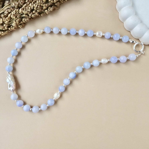 CHOKER ANGELITA E PÉROLA BIWA