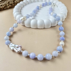 CHOKER ANGELITA E PÉROLA BIWA na internet