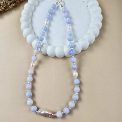CHOKER ANGELITA E PÉROLA BIWA - Primajoia
