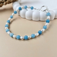 PULSEIRA CALCEDÔNIA E PÉROLA - comprar online