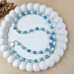 COLAR CALCEDÔNIA E PÉROLA - comprar online