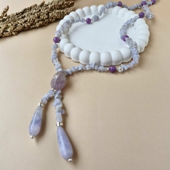 COLAR ÁGATA CELESTE na internet