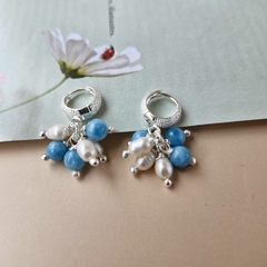 BRINCO CALCEDÔNIA E PÉROLA - Primajoia