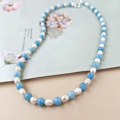 COLAR CALCEDÔNIA E PÉROLA - loja online