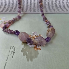 COLAR CASCALHO AMETISTA - loja online