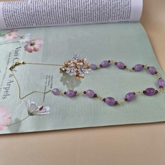 COLAR AMETISTA BARRIL - loja online