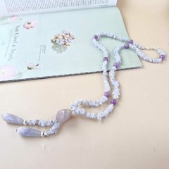 COLAR ÁGATA CELESTE - loja online