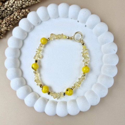 PULSEIRA MURANO CITRINO