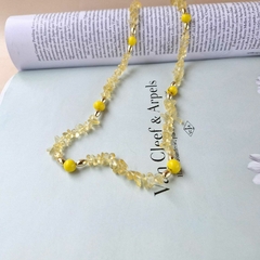 COLAR MURANO CITRINO