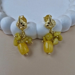 BRINCO BARRIL JADE AMARELO - comprar online
