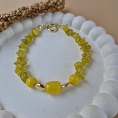 PULSEIRA BARRIL JADE AMARELO - comprar online