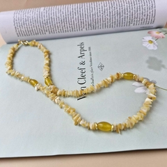 COLAR CASCALHO MADREPÉROLA - Primajoia