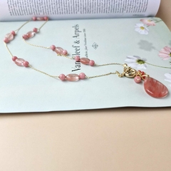 COLAR CALCEDÔNIA E CRISTAL - comprar online