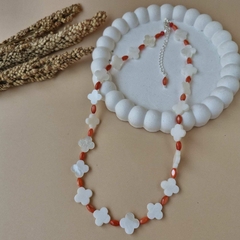 CHOKER MADREPÉROLA FLOR - comprar online