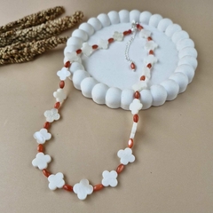 CHOKER MADREPÉROLA FLOR - Primajoia