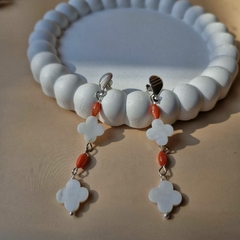 BRINCO MADREPÉROLA FLOR - loja online