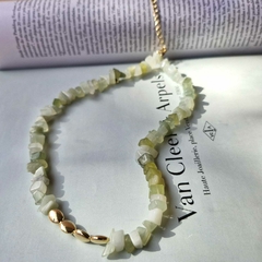 CHOKER CASCALHO JADE OLIVA