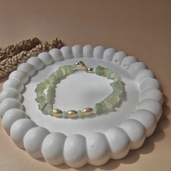 PULSEIRA CASCALHO JADE OLIVA - loja online