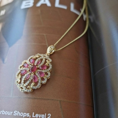 COLAR ROSA BRILHANTE na internet