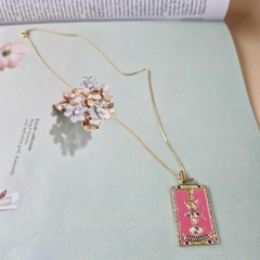 Imagem do COLAR ROSA BRILHO