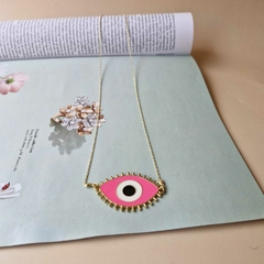 COLAR OLHO GREGO PINK na internet