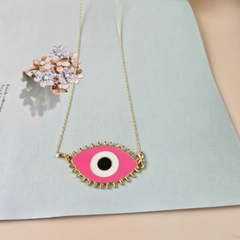 COLAR OLHO GREGO PINK - loja online
