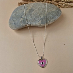 COLAR OLHO GREGO ROSA