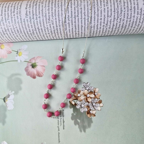 COLAR EMBORRACHADO ROSA