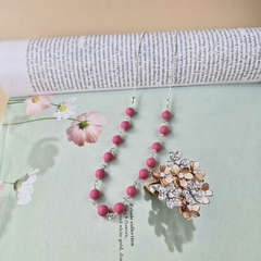 COLAR EMBORRACHADO ROSA - comprar online