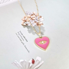 COLAR OLHO GREGO PINK