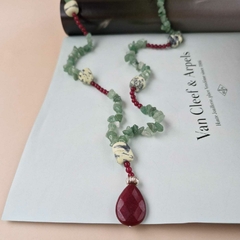 COLAR JASPE VERDE na internet