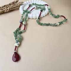 COLAR JASPE VERDE - loja online