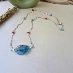 COLAR BRISA TURQUESA - Primajoia