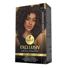 KIT COLORAÇÃO 7.1 - LOURO MÉDIO ACINZENTADO