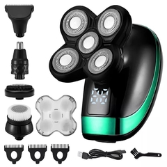 5 em 1 barbeador elétrico barbeador elétrico recarregável máquina de barbear para homens na internet