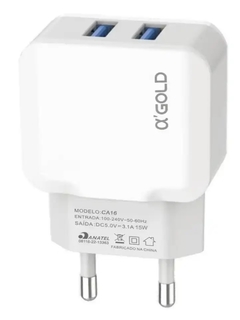 Kit Carregador De Celular com Fonte fio tipo C Turbo Duplo Usb Cabo Recarga Rápida Turbo - Entrega Rápida para Todo o Brasil - Tandara Shop