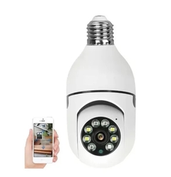 Câmera ip segurança lampada yoosee panoramica wifi1080 - comprar online