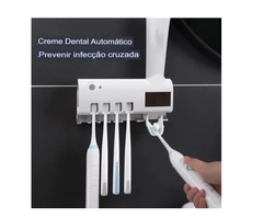 Dispenser Com Suporte De Escova Pasta Dental Automático Uv na internet