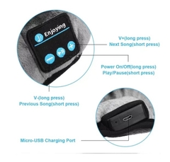 Tapa Olho Máscara Dormir Fone De Ouvido Bluetooth - Tandara Shop