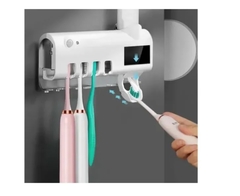Dispenser Com Suporte De Escova Pasta Dental Automático Uv - comprar online