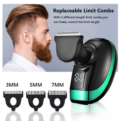5 em 1 barbeador elétrico barbeador elétrico recarregável máquina de barbear para homens - loja online