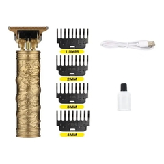Máquina de cortar cabelo barbeiro profissional dragão elétrica bateria recarregável - Tandara Shop
