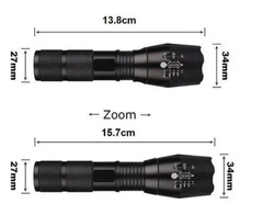 Lanterna Tática Policial Militar X900 Com Bateria Recarregável - comprar online