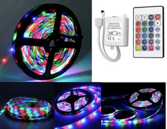 TOPE Fita Led 5m Ultra Rgb 3528 Prova D'agua + Controle (SEM FONTE)