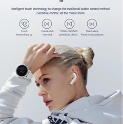 Fone Intra-Auricular Sem Fio Bluetooth i12 Tws Touch + Case Conecta Com para iPhone E Android - comprar online