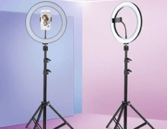 Ring light 10 polegadas (26cm) com tripé 2.1 metros