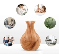 Imagem do Difusor Umidificador de Ar & Aromatizador de Ambientes Tipo Madeira Vaso